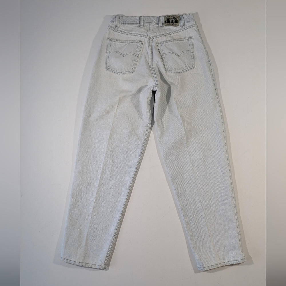 Vintage 90's Levi’s Silver Tab Baggy Fit Jeans - MADE IN USA Size 32 - Fits 30 - Picture 9 of 15